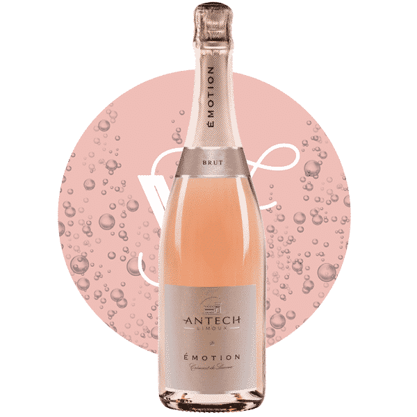 Cuvée Emotion Rosé Brut Millésimé 2017, Vin Rose de Languedoc
