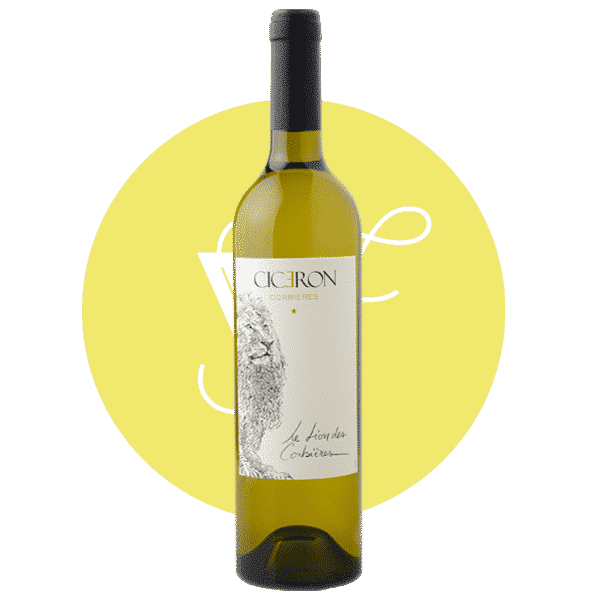 Lion des Corbières blanc 2018, Vin Blanc de Languedoc