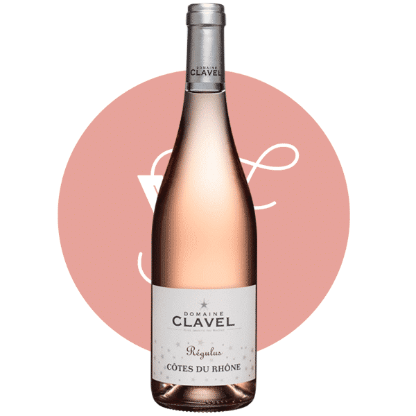Côtes du Rhône rosé Domaine Clavel