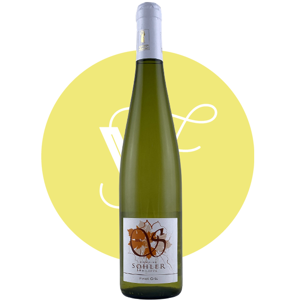 Domaine Sohler Pinot Gris 2019, Vin Blanc de Alsace